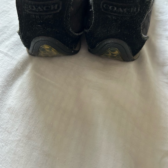 Coach Kelson Signature Suede Lace Up Sneakers - Picture 2 of 6